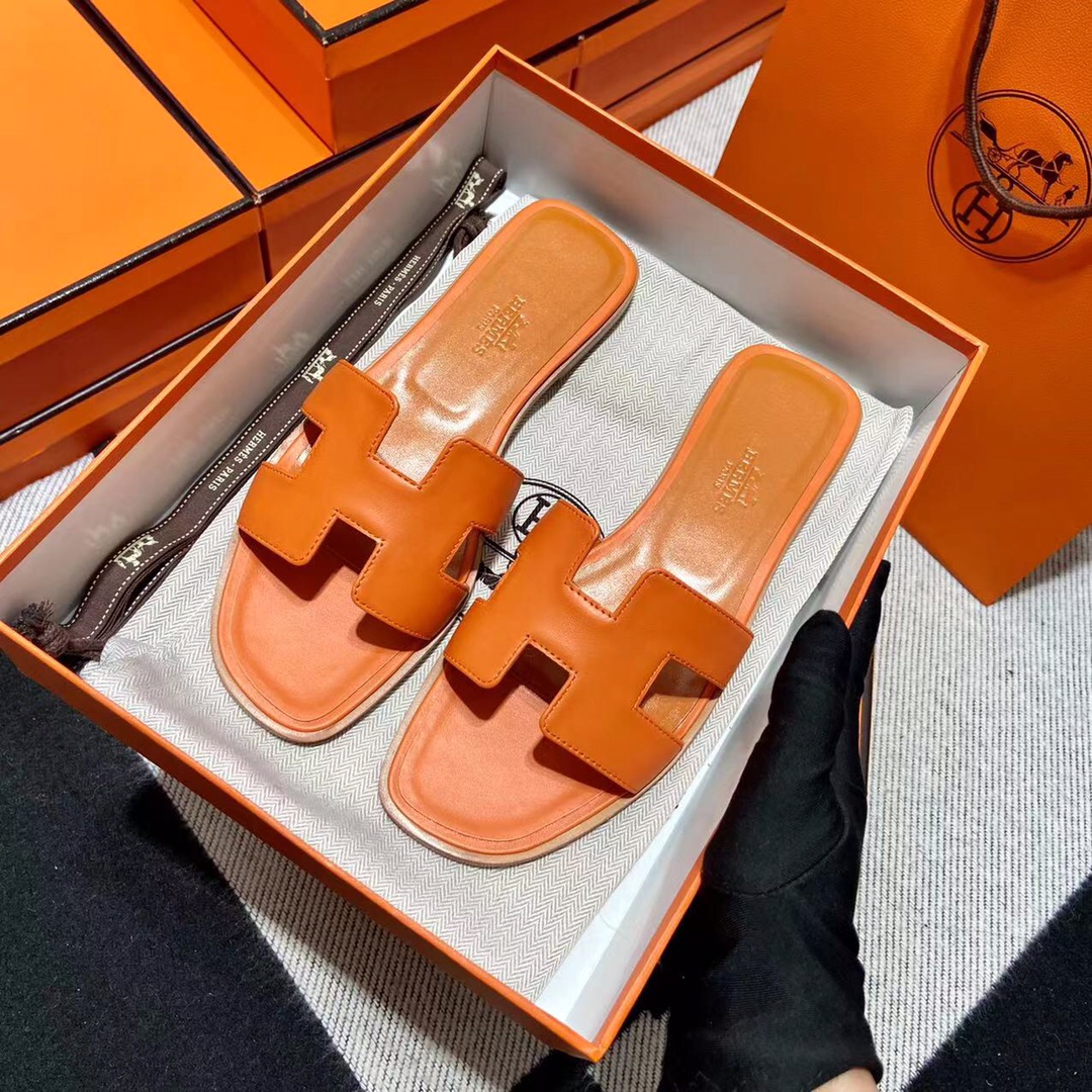 에르메스 올수공 오란 슬리퍼 샌들 스위프트 37